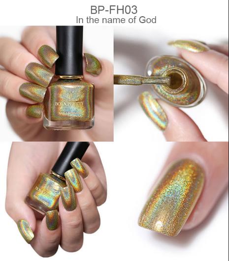 Holographic Flourish (Shades of Silver, Gold, Pink & Red)